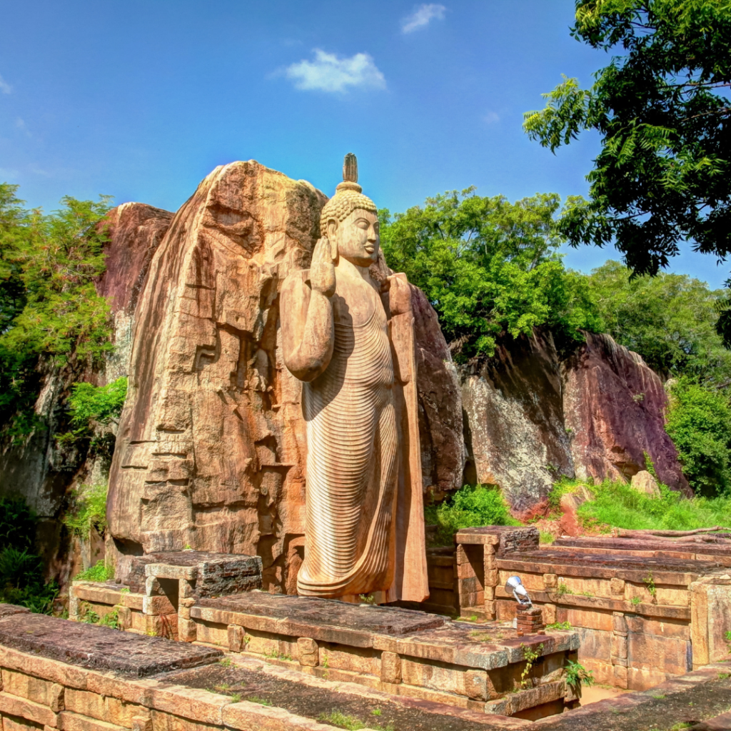 Colossal Avukana Statue of Buddha