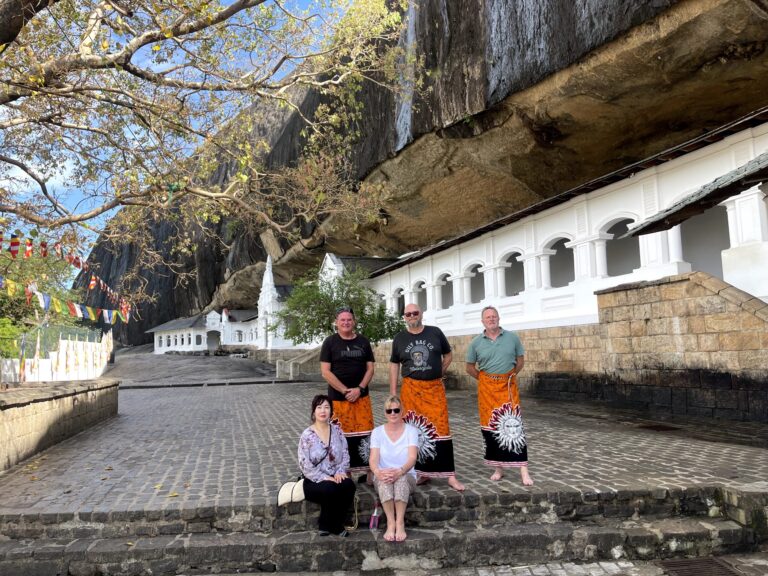 At Dambulla Cave Temple