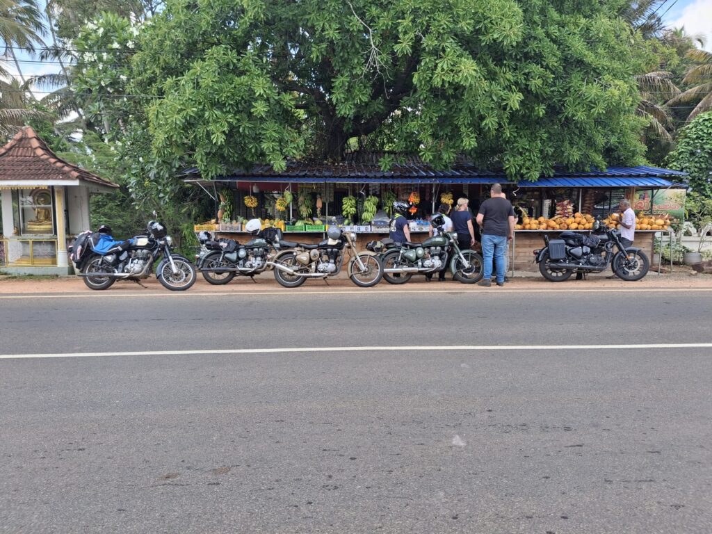 short break at a fresh fruit stall