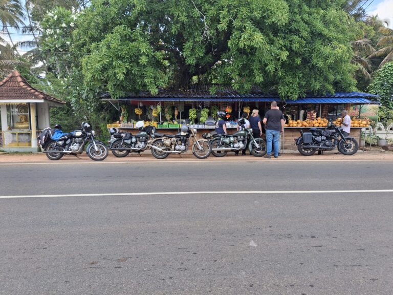 short break at a fresh fruit stall
