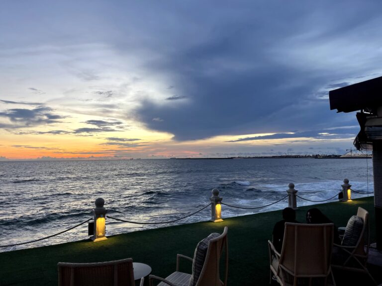 Sunset from the Galle Face Hotel, Colombo