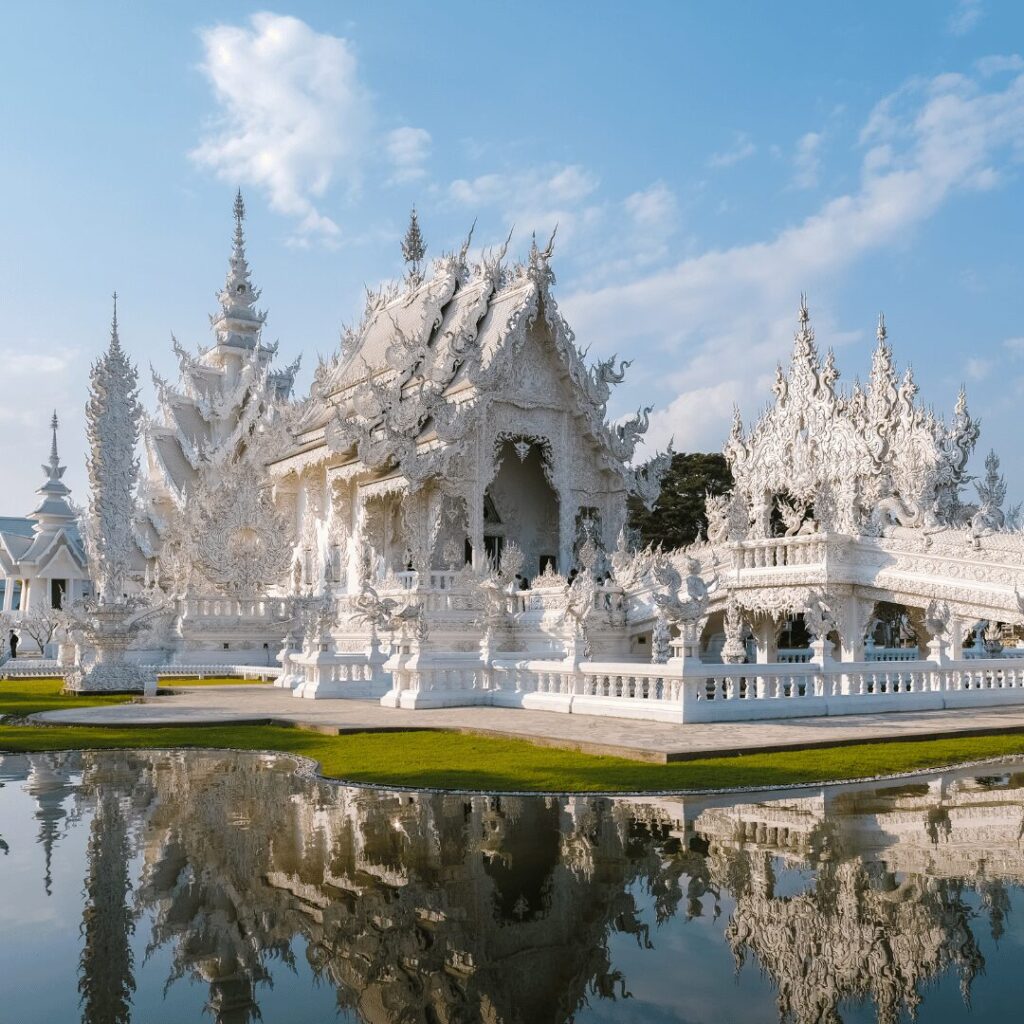White temple in Chiang Rai