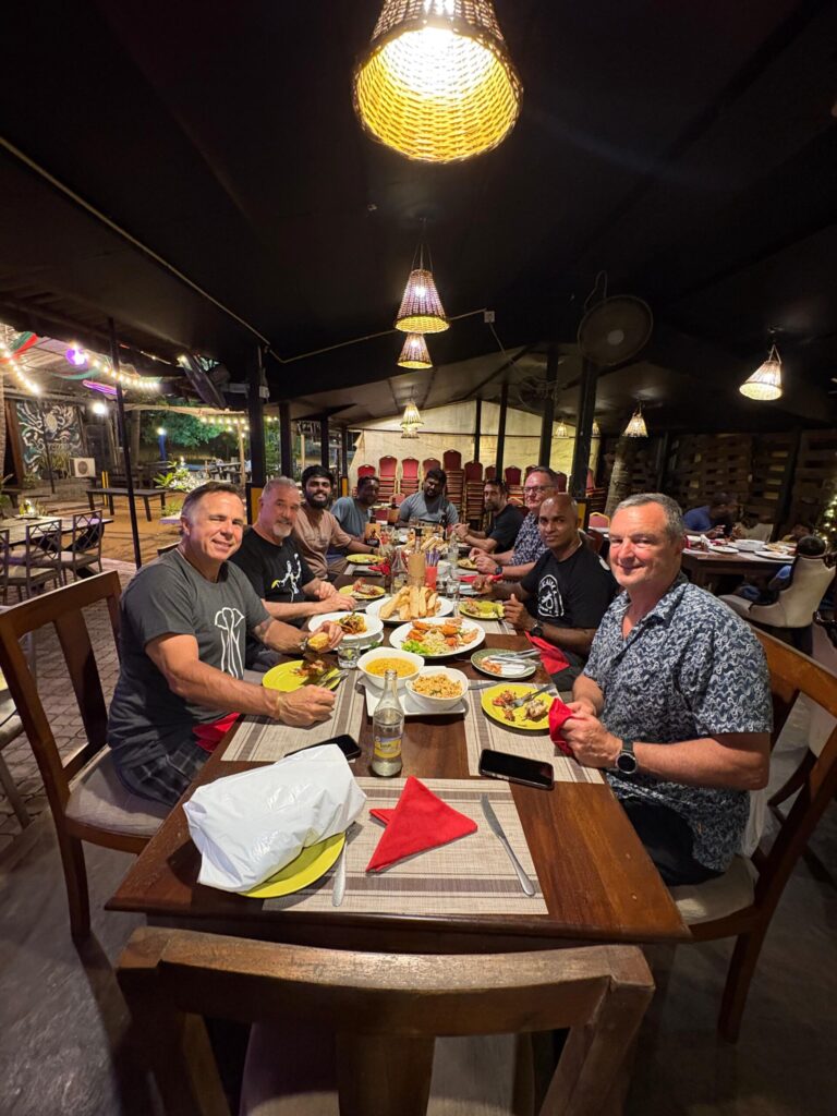 Good food put smiles on faces
