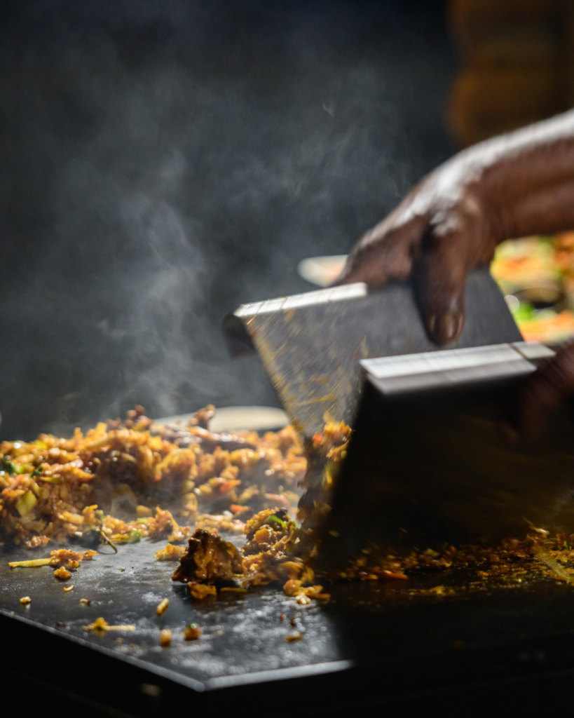 Making kottu