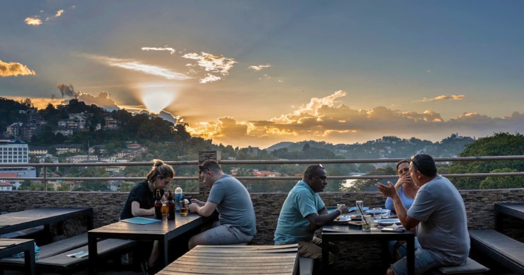 The view of Kandy from Slightly Chilled