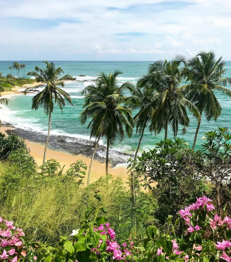View of the Indian Ocean from Eva Lanka